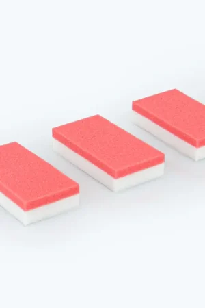Lot de 3 éponges anti tâches double face Promotion